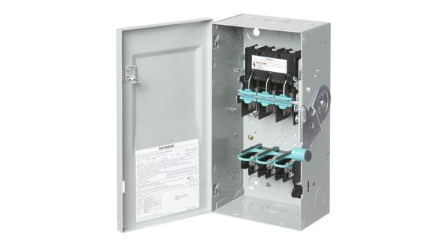 SIEMENS 100A 240V 3-Pole Type 1 Fusible Industrial Duty Safety Switch
