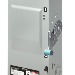 SIEMENS 100A 240V 2-Pole Type 1 Fusible Industrial Duty Safety Switch