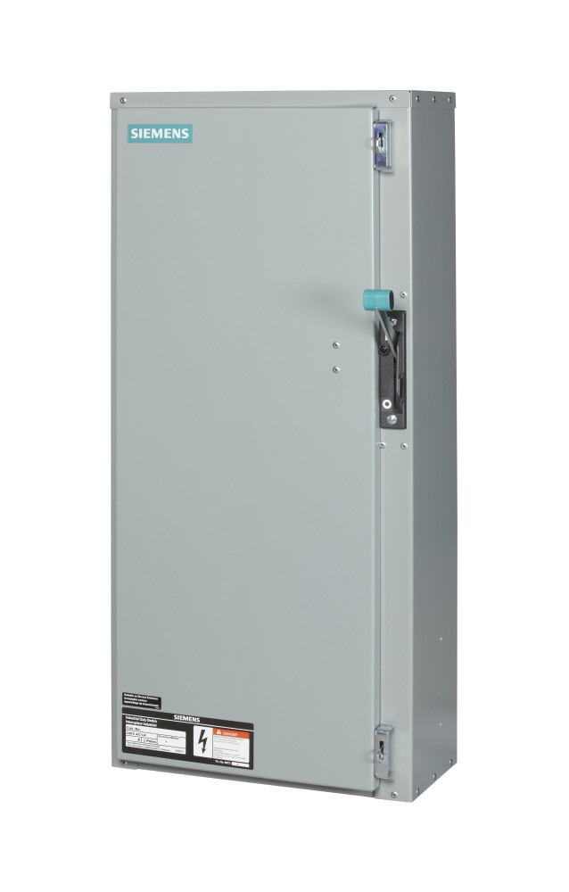 SIEMENS CANADA ID225 400A 240V 2-Poles 2-Fuse Fusible Industrial Duty Switch