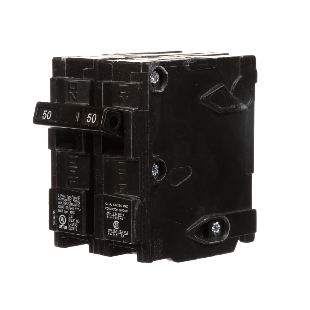 SIEMENS CANADA Q280 80Amp 120V/240V 10kA 2-Pole Type QP Plug-In Circuit Breaker