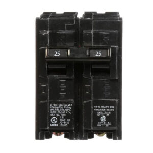 SIEMENS CANADA Q225 25Amp 2-Pole 120V/240V 10kA Type QP Plug-In Circuit Breaker