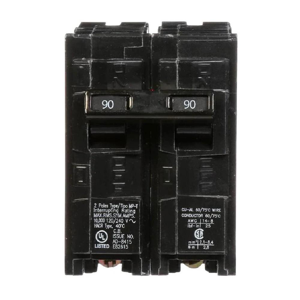 SIEMENS CANADA Q290 90Amp 2-Pole 120V/240V 10kA Type QP Plug-In Circuit Breaker