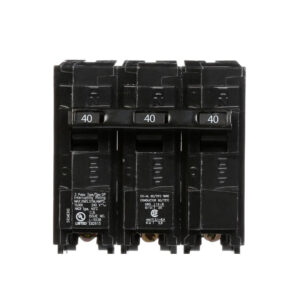 SIEMENS CANADA Q340 40Amp 3-Pole 240V 10kA Type QP Plug-In Circuit Breaker