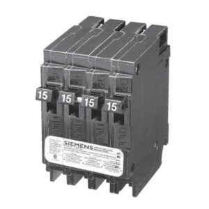 SIEMENS CANADA Q21515CTNC 15/15Amp 2-Pole 240V 10kA Type QT Quad Breaker
