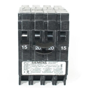 SIEMENS CANADA Q21520CTNC 15/20/15Amp 240V 2-Pole Type QT Push On Quad Breaker