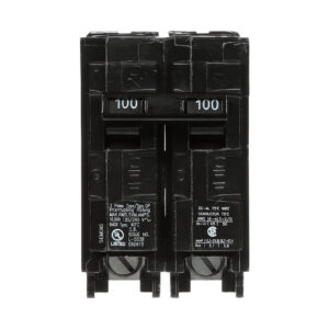 SIEMENS CANADA Q2100 100Amp 2-Pole 120V/240V 10kA Type QP Plug-In Circuit Breaker