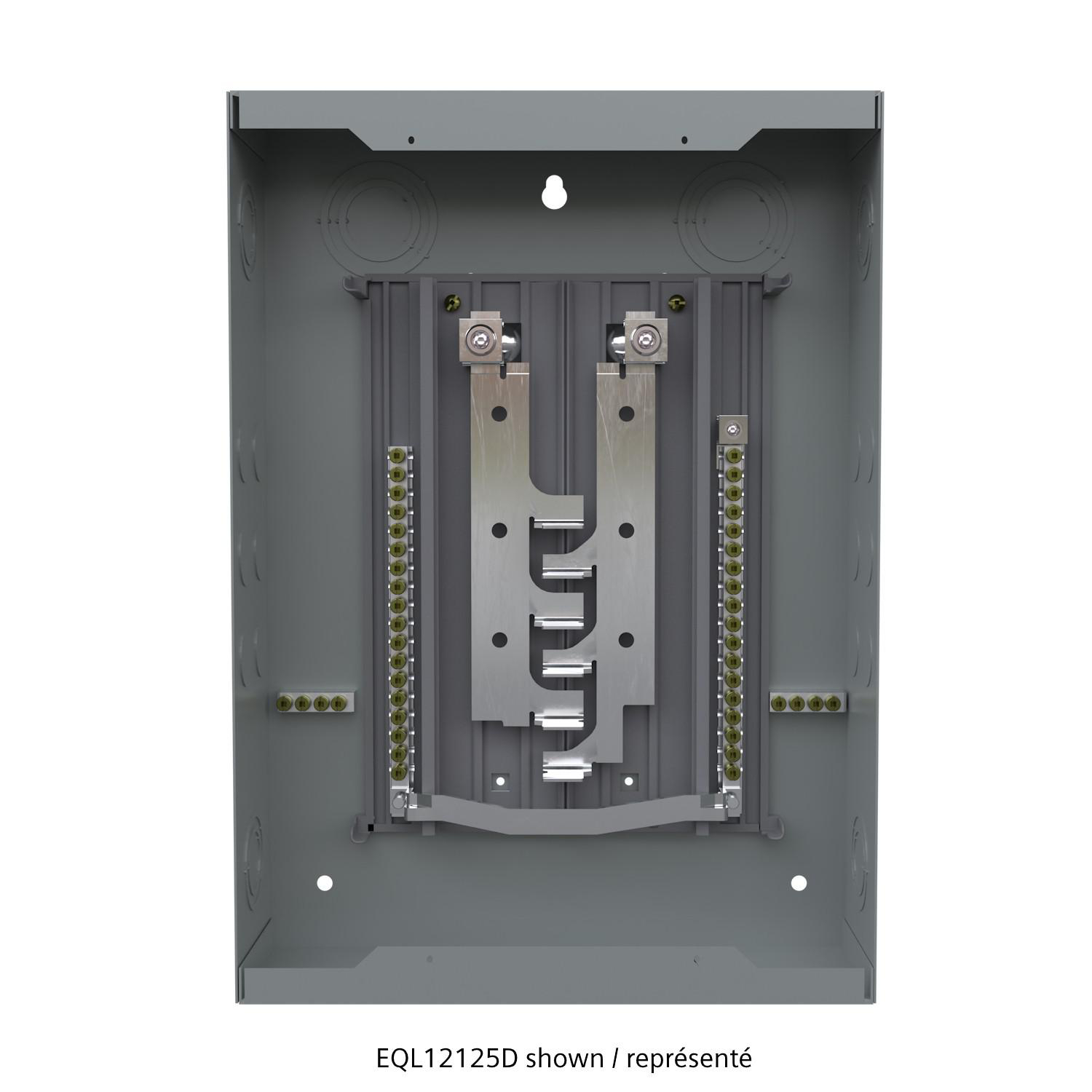 SIEMENS CANADA EQL16125D 125Amp 240V 16/32 CCT Type 1 EQL Main Lug Loadcentre with Door, Grey - Image 3