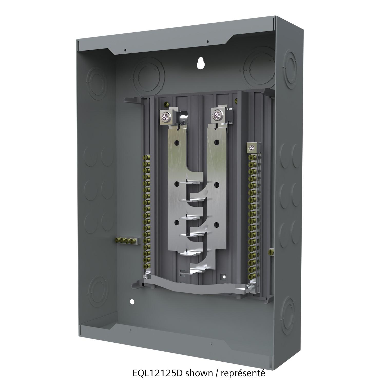 SIEMENS CANADA EQL16125D 125Amp 240V 16/32 CCT Type 1 EQL Main Lug Loadcentre with Door, Grey - Image 4