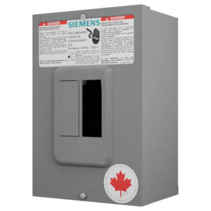 SIEMENS CANADA EQL260S 60Amp 240V 2/4 CCT Type 1 EQL Main Lug Loadcentre, Grey