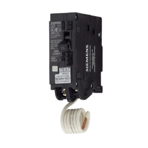 SIEMENS CANADA QF115ACSA 15Amp 1-Pole 120V 10kA Type QPF2 Self-Test GFCI Circuit Breaker, CSA