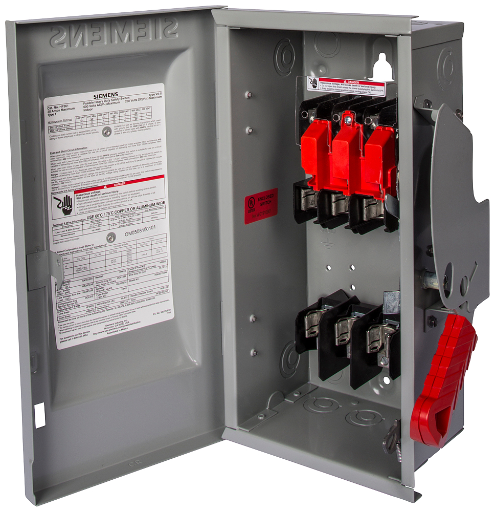 SIEMENS CANADA HFC227N 800Amp 240V 2P Siemens Safety Switch CSA, Fused, HD, Type 1