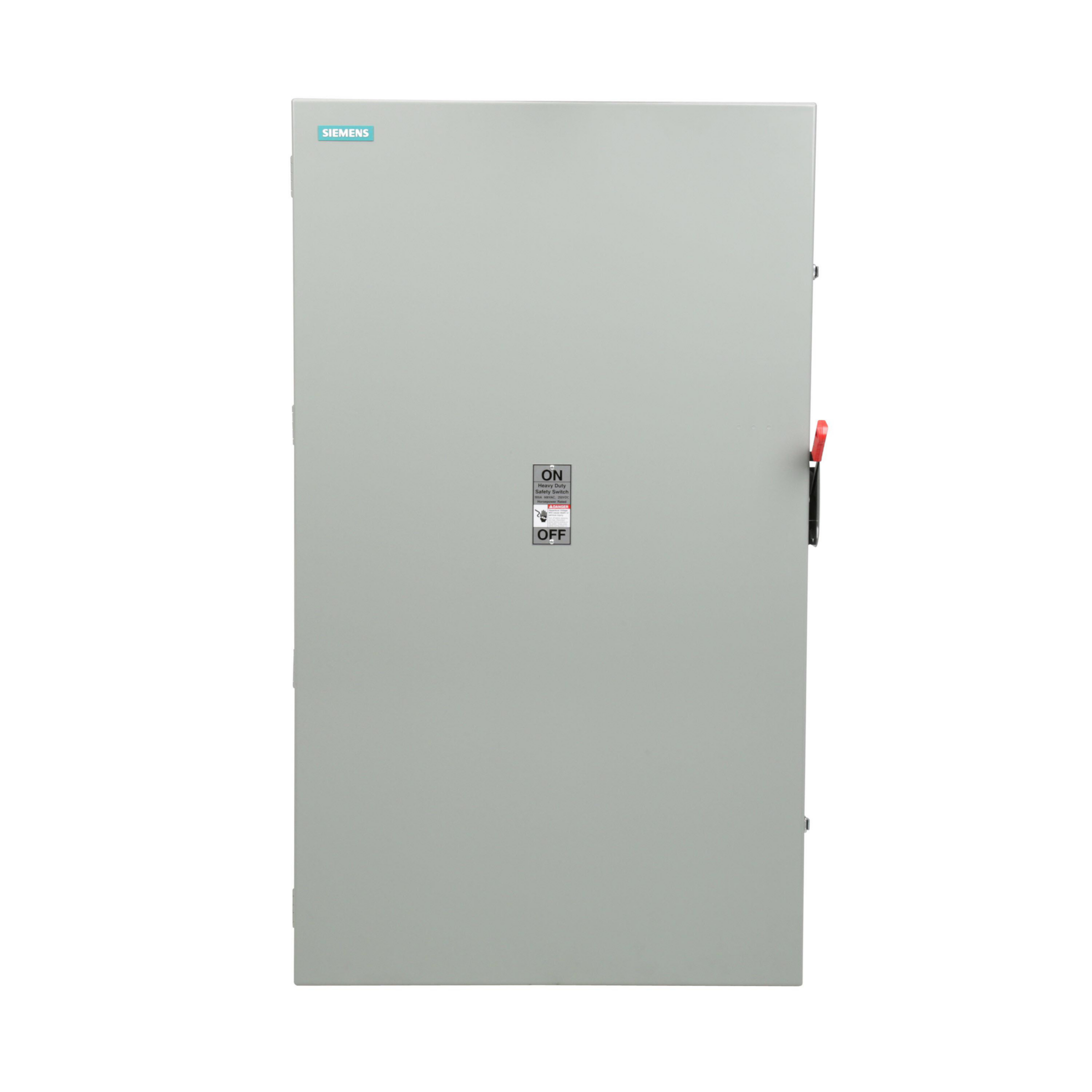 SIEMENS HFC367 VBII Heavy Duty, Fusible, Enclosed, Single Throw, Toggle Safety Switch 800 A, 600 V, 3 P, Steel NEMA 1