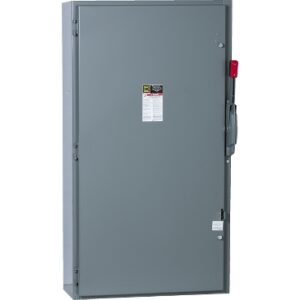 CH325N - Safety switch, heavy duty, fusible, 400A, 240VAC, 250VDC, 3 poles, 125HP, NEMA 1, neutral