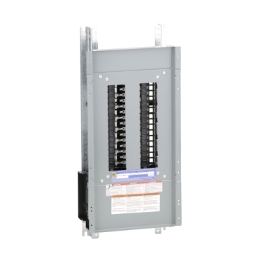 NQ30L1 - Panelboard interior, NQ, main lugs, 100A, Al bus, 30 pole spaces, 1 phase, 3 wire, 240VAC, 48VDC