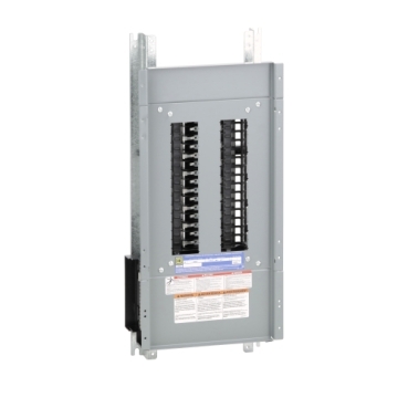 NQ30L2 - Panelboard interior, NQ, main lugs, 225A, Al bus, 30 pole spaces, 1 phase, 3 wire, 240VAC, 48VDC