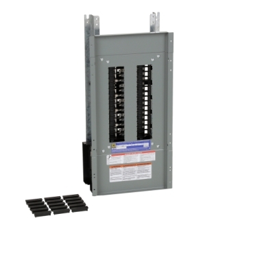 NQ430L1 - Panelboard interior, NQ, main lugs, 100A, Al bus, 30 pole spaces, 3 phase, 4 wire, 240VAC, 48VDC