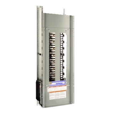 NQ442L2C14 - Panelboard interior, NQ, main lugs, 225A, Cu bus, 42 pole spaces, 3 phase, 4 wire, 240VAC, 48VDC, 14in W