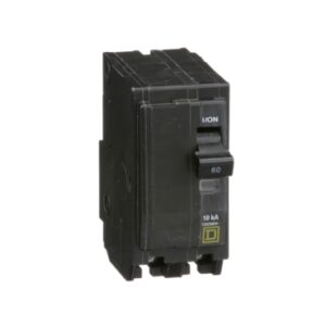 QO260 - Mini circuit breaker, QO, 60A, 2 pole, 120/240VAC, 10kA, plug in