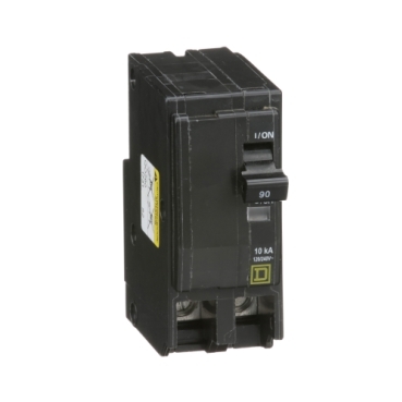 QO290 - Mini circuit breaker, QO, 90A, 2 pole, 120/240VAC, 10kA, plug in