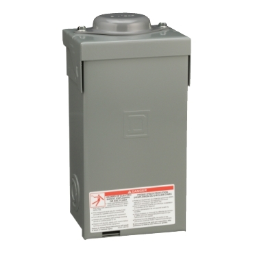 QO2L70RB - Load center, QO, 1 phase, 2 spaces, 2 circuits, 70A fixed main lugs, NEMA3R, UL