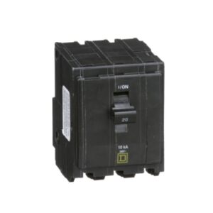 QO320 - Mini circuit breaker, QO, 20A, 3 pole, 120/240VAC, 10kA, plug in