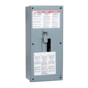 QO403L100S - Load center, QO, 3 phase, 3 spaces, 3 circuits, 100A main lugs, NEMA1, surface cover, CSA