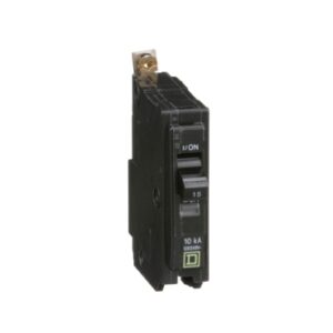 QOB115 - Mini circuit breaker, QO, 15A, 1 pole, 120/240VAC, 10kA, bolt on