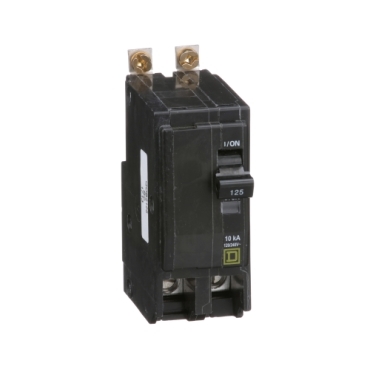 QOB2125 - Mini circuit breaker, QO, 125A, 2 pole, 120/240VAC, 10kA, bolt on