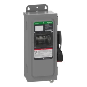 VH361AWKGL - Safety switch, VisiPacT, heavy duty, fused, viewing window, NEMA 12, 600V, 30A, 3 pole, ground lugs