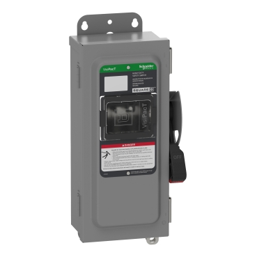 VH361AWKGL - Safety switch, VisiPacT, heavy duty, fused, viewing window, NEMA 12, 600V, 30A, 3 pole, ground lugs