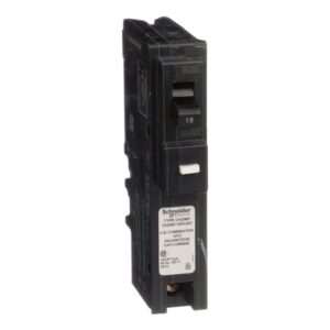 Mini circuit breaker, Homeline Canadian, 15A, 1 pole, 120VAC, 10kA AIR, combo arc fault, plug on neutral, plug in, UL
CHOM115PCAFI