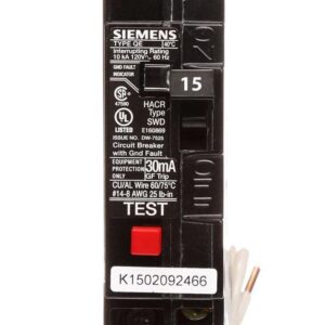 QE115 - Siemens - 15 Amp GFEP Circuit Breaker